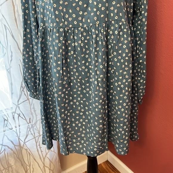 NEW American Eagle Drop Wasit Boho Cut Out Back Bady Doll Dress - Picture 5 of 8